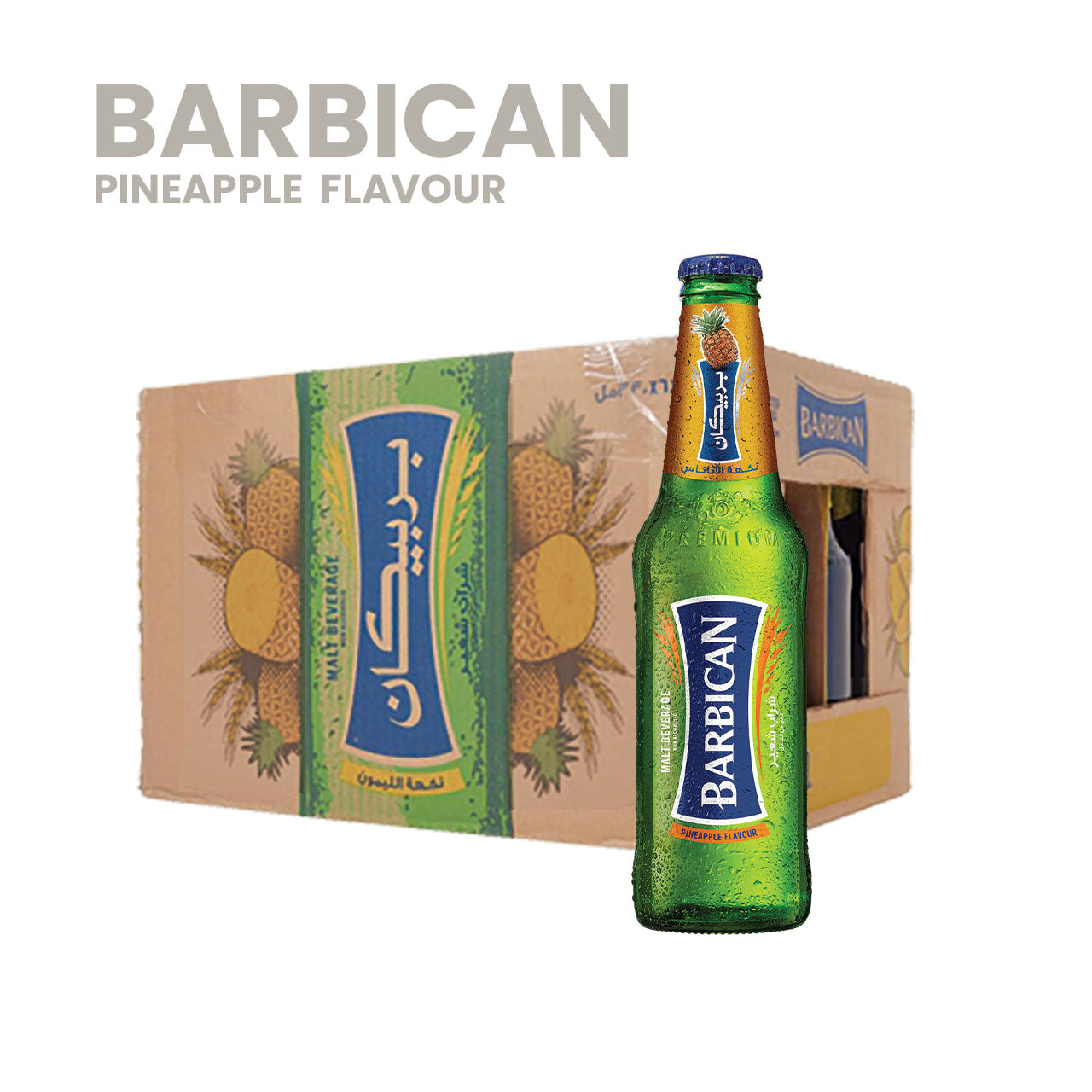 BARBICAN PINEAPPLE - 330ML/BOTTLES