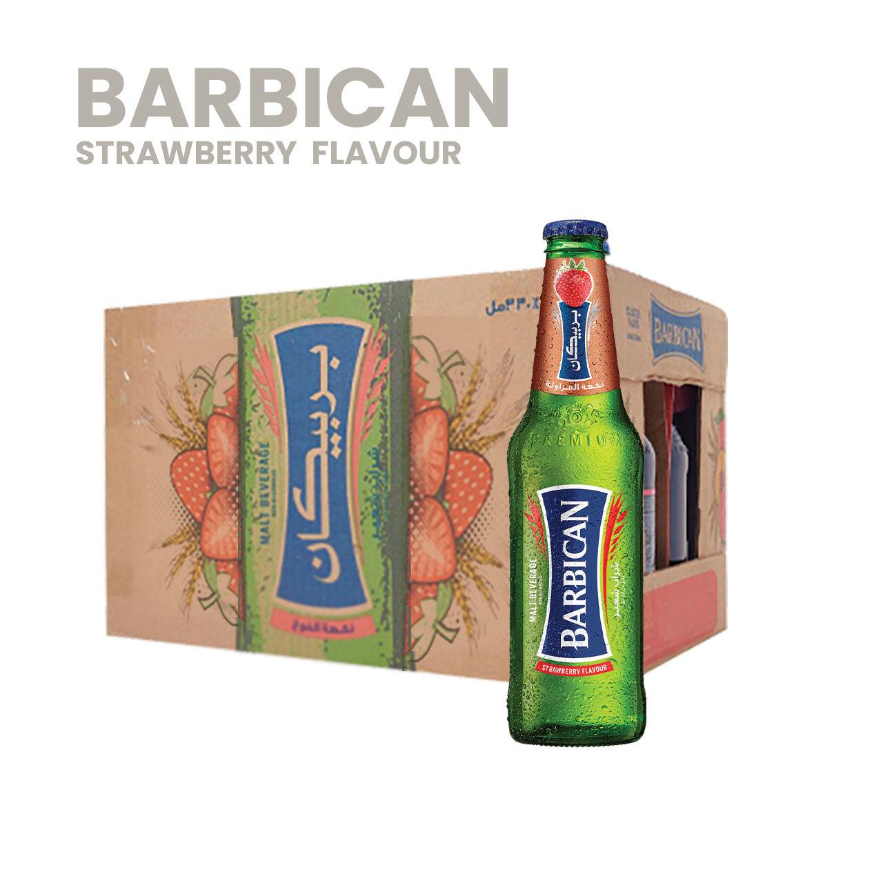 BARBICAN STRAWBERRY - 330ML/BOTTLES