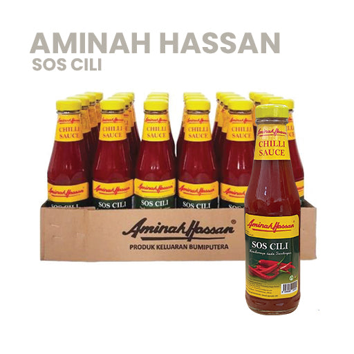 Sos Aminah Hassan Sos Cili (24 X 340g) Carton – Astra Shop